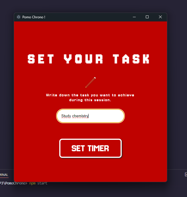 Pomodoro Chrono : Study smarter, not harder