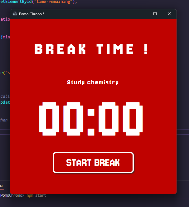 Pomodoro Chrono : Study smarter, not harder